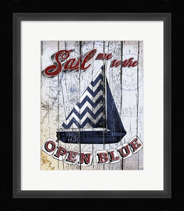 Framed Sail Me Print