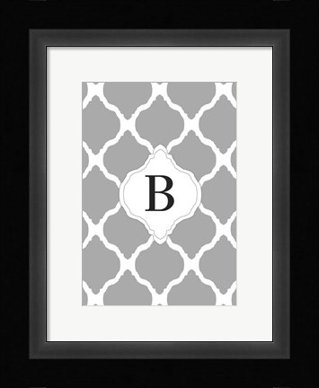 Framed B Print