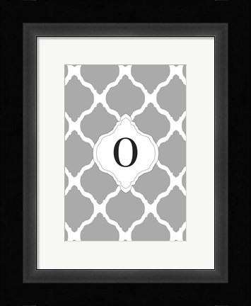 Framed O Print