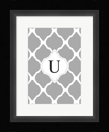 Framed U Print