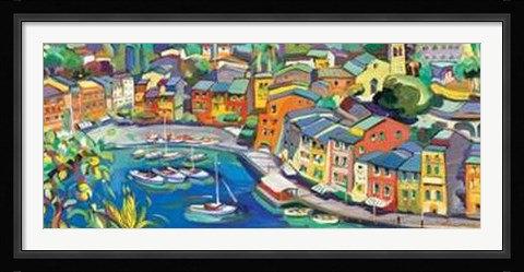 Framed Sguardo Su Portofino Print