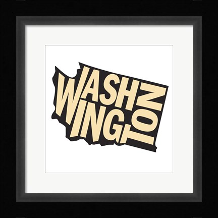 Framed Washington Letters Print