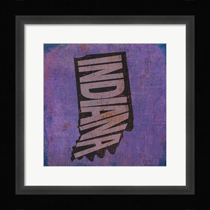 Framed Indiana Print