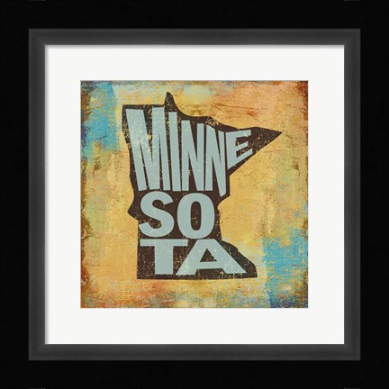 Framed Minnesota Print