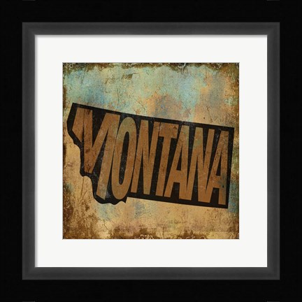 Framed Montana Print