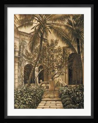 Framed David Parks - Loggia Size 27.5x35.5 Print