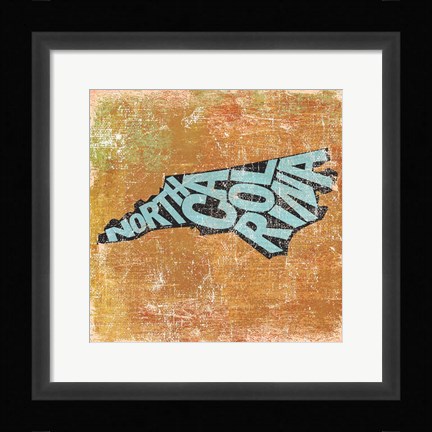 Framed North Carolina Print