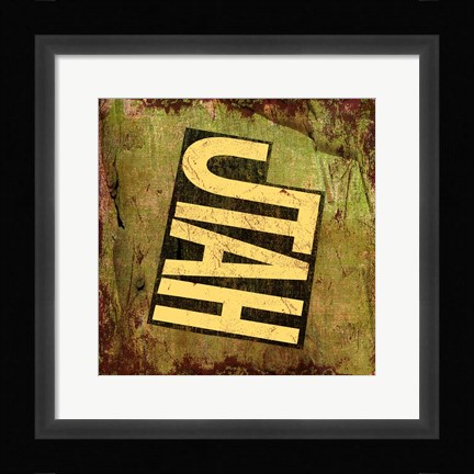 Framed Utah Print