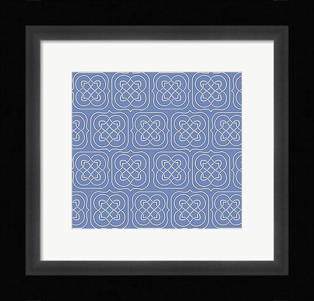 Framed Cool Blue 5 Print