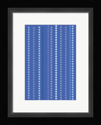 Framed Cool Blue 7 Print