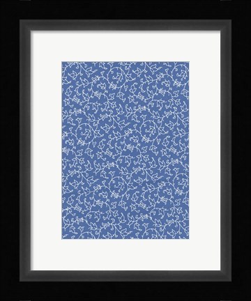 Framed Cool Blue 11 Print