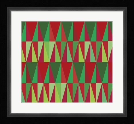 Framed Xmas Angles Print