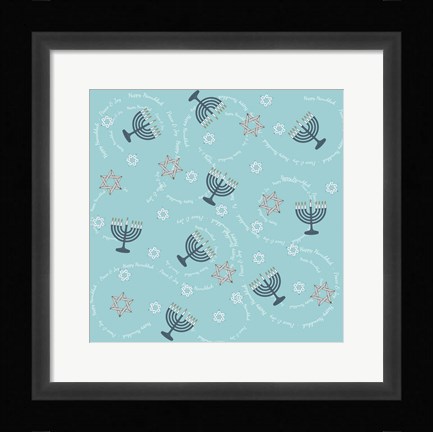 Framed Hanukkah 1 Print