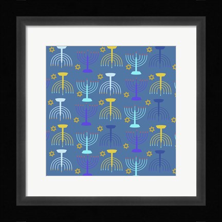 Framed Hanukkah 6 Print