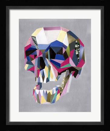 Framed Skull Print