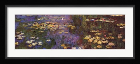 Framed Waterlilies Print