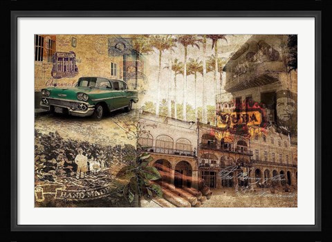 Framed Cuba Print