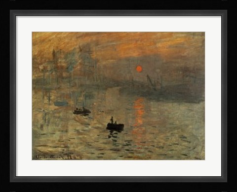 Framed Impression Brouillard Print