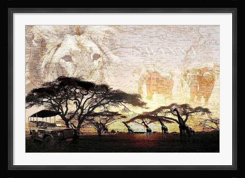 Framed Savanna Print