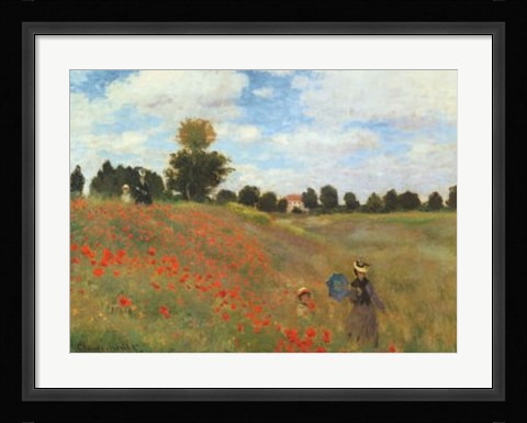 Framed Coquelicots Print