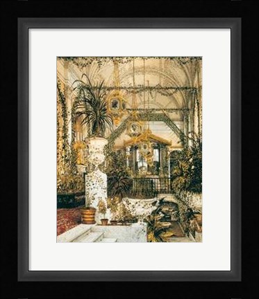 Framed Jardin d'Hiver de l'Imperatrice II Print