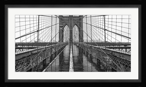 Framed Brooklyn Bridge Print