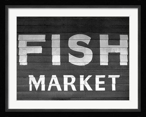 Framed Fish Market Print