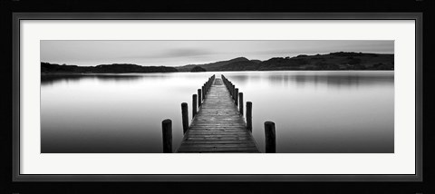 Framed Lake Pier 2 Print