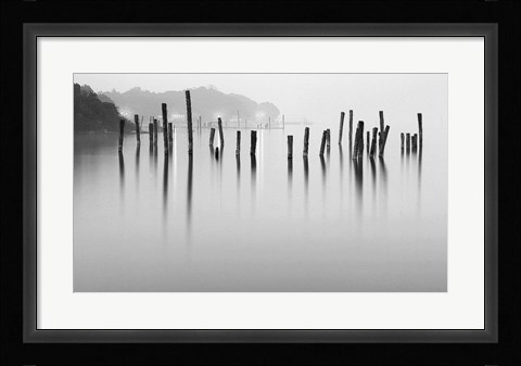 Framed Old Pier A Print