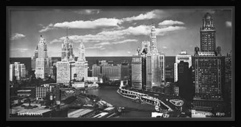 Framed Chicago, c.1930 Print