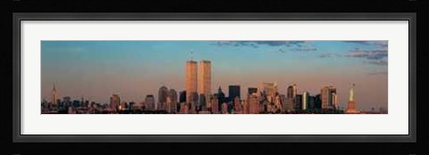 Framed Manhattan at Dawn Print