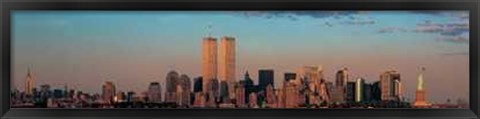 Framed Manhattan at Dawn Print