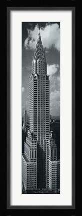 Framed Chrysler Building 1938 Print