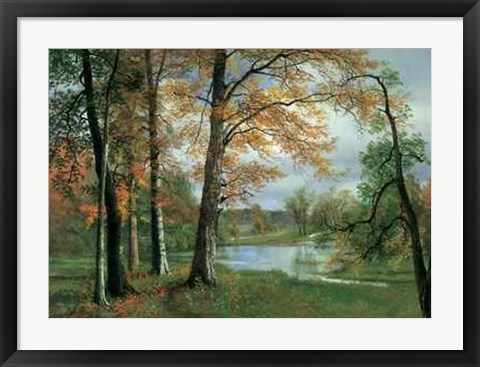 Framed Quiet Pond Print