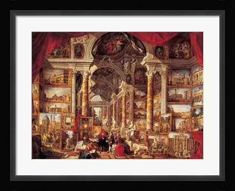 Framed Vedute di Roma Moderna Print
