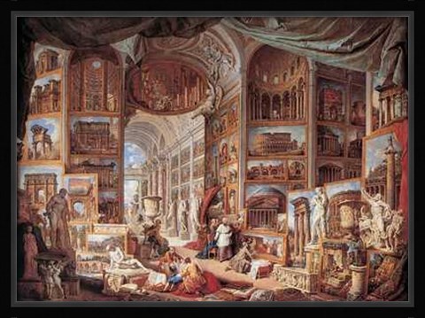 Framed Vedute di Roma Antica Print