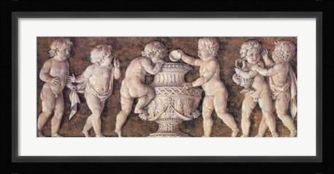 Framed Amorini III Print