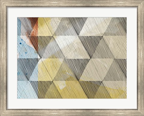 Framed Geo Now Sketch I Print