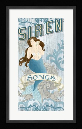 Framed Mermaid II Print