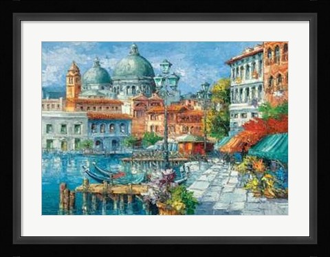 Framed Promenade Veneziana Print