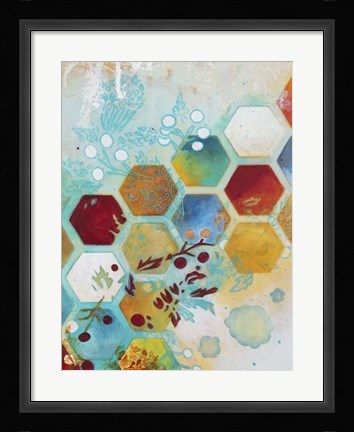 Framed Aflutter II Print