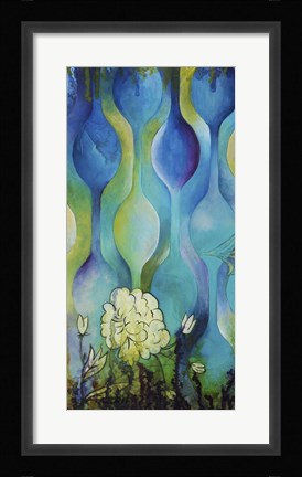 Framed Pond Dripples I Print