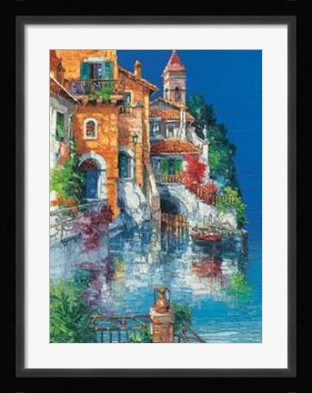 Framed Primavera Sul Lago Print