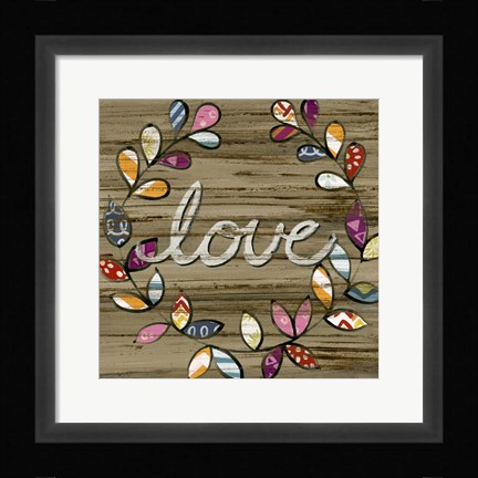 Framed Love &amp; Laughter III Print
