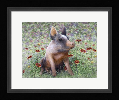 Framed Flower Girl Print