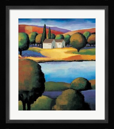 Framed Ojai Morning I Print