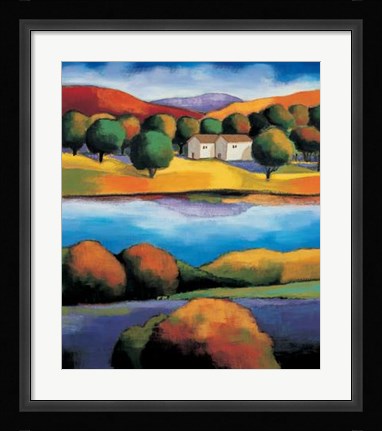 Framed Ojai Morning II Print