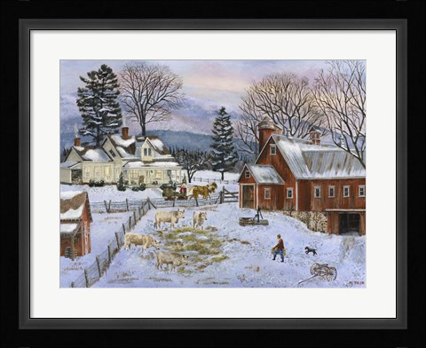 Framed Feeding Time Print