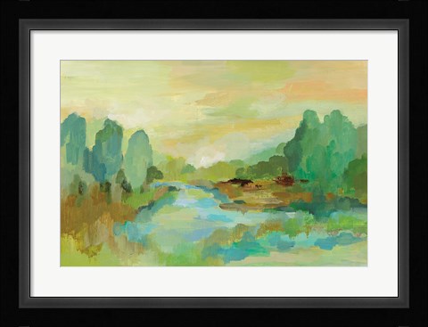 Framed Jade Forest Print