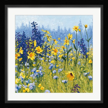 Framed Joyful in July III Print